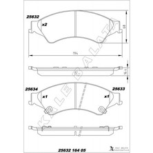 Kale Balata Depomix On Fren Balatasi Ranger Tke 2.2tdci / 3.2tdci 4 4 12 --/i-