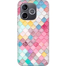 Nurdic Honor 600 Lite (Lna-Nx1) Kılıf 0.4mm Lazer Kesim Silikon Kapak Renkli Çatı
