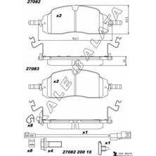 Kale Balata Depomix On Fren Balatasi Yeni Transit Custom-Vw Carelle-Transporter 23-