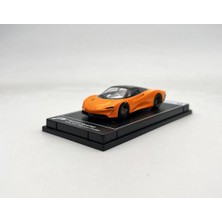 Poster Cars Hyper Car Mclaren Speedtail Mclaren Orange-League Collection 1/64 Model Araba