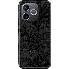 Nurdic Honor 600 Lite (Lna-Nx1) Uyumlu Kılıf 0.4mm Lazer Kesim Silikon Kapak Mandala Gül