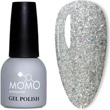 Momo Glitter Seri G001 14ML. Yoğun Gümüş Simli