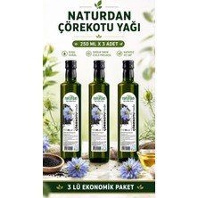 Naturdan Çörekotu Yağı 250 ml - 3 Adet