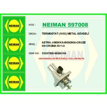 Bescher Depomix Termostat 105C Metal Gövdeli Müşürlü Astra J-Mokka-Insignia-Cruze 09-Croma 05-1.6