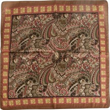 Renklime Çiçek Desenli Zr Şifon Fular 50*50 cm