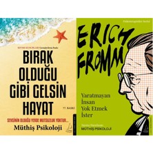 Destek Yayınları Bırak Olduğu Gibi Gelsin Hayat ve Erich Fromm-Yaratmayan Insan Yok Etmek Ister (Müthiş Psikoloji)