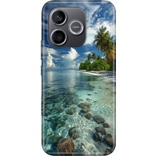 Adasena Honor 600 Lite (Lna-Nx1) Kılıf Desenli Baskılı Tpu Rubber Kapak Maldivler 50