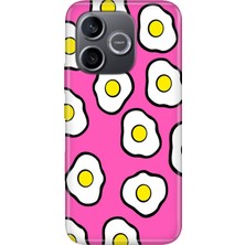 Adasena Honor 600 Lite (Lna-Nx1) Kılıf Desenli Baskılı Tpu Rubber Kapak Pink Eggs
