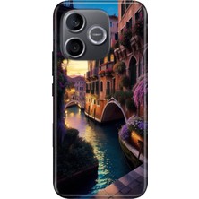 Adasena Honor 600 Lite (Lna-Nx1) Kılıf Desenli Baskılı Tpu Rubber Kapak Venedik