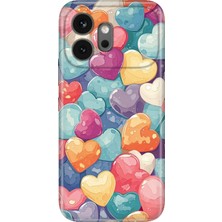 Senada Honor 600 (Vkj-Nx9) 6.57" Kılıf Desenli Baskılı Tpu Rubber Kapak Heart Pattern