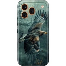Adasena Honor 600 Pro (Vkp-Nx9) Kılıf Desenli Baskılı Tpu Rubber Kapak Ürküten Kartal
