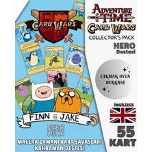Çakmak Oyun Dükkanı Ingilizce Adventure Time Card Wars Hero Destesi 55 Kart