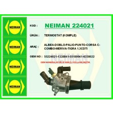 Bescher Depomix Termostat Komple Albea-Doblo-Palio-Punto-Corsa C-Combo-Meriva-Tigra 1.3cdti