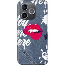 Senada Honor 600 Lite Kılıf Desenli Baskılı Tpu Rubber Kapak Jeanssss