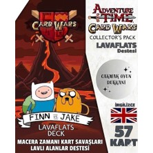 Çakmak Oyun Dükkanı Ingilizce Adventure Time Card Wars Lavaflats Destesi 57 Kart