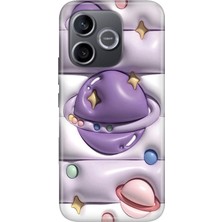 Senada Honor 600 Lite Kılıf Desenli Baskılı Tpu Rubber Kapak 3D Space