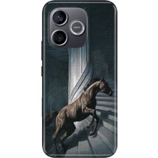 Senada Honor 600 Lite Kılıf Desenli Baskılı Tpu Rubber Kapak Horse