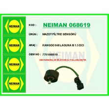 Bescher Depomix Mazot Filtre Sensörü Kangoo Ii-Iii Laguna Iii 1.5 Dci