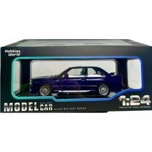 Hobbiez World Bmw M3 E30 Premium Die-Cast Mavi 1/24 Model Araba