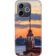 Senada Honor 600 Lite Kılıf Desenli Baskılı Tpu Rubber Kapak Kız Kulesi