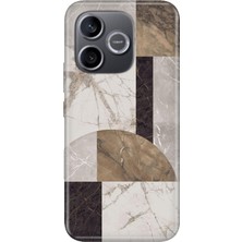Senada Honor 600 Lite Kılıf Desenli Baskılı Tpu Rubber Kapak Colo Mermer