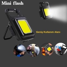 Hsc Bilişim Mini 30 Ledli Mıknatıslı Anahtarlık Flash Kamp Lambası Askılı Kapak Açacaklı Şarjlı Fener