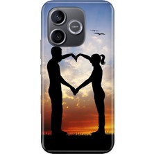 Senada Honor 600 Lite Kılıf Desenli Baskılı Tpu Rubber Kapak Aşkın Simgesi