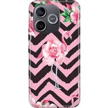 Senada Honor 600 Lite Kılıf Desenli Baskılı Tpu Rubber Kapak Flamingo