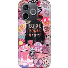 Senada Honor 600 Lite Kılıf Desenli Baskılı Tpu Rubber Kapak Girl Power