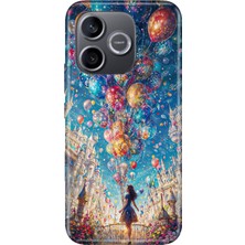 Adasena Honor 600 Lite (Lna-Nx1) Kılıf Desenli Baskılı Tpu Rubber Kapak Mutlu Kız