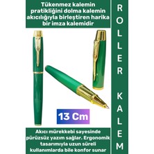 Wintoup #kalem Pürüzsüz Yumuşak Kolay Estetik Yazım Anneler Babalar Öğretmenler Günü Hediyelik Not Hatıra Anı Defteri Günlük Tutma Çok Şık Gold Detaylı Imza Metal Roller Kalem