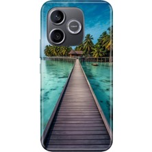 Adasena Honor 600 Lite (Lna-Nx1) Kılıf Desenli Baskılı Tpu Rubber Kapak Maldives