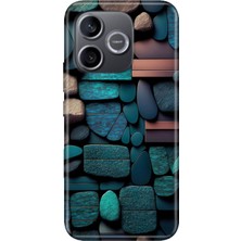 Senada Honor 600 Lite Kılıf Desenli Baskılı Tpu Rubber Kapak Dekor Taşlar