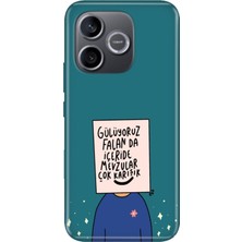 Senada Honor 600 Lite Kılıf Desenli Baskılı Tpu Rubber Kapak Gülüyoruz