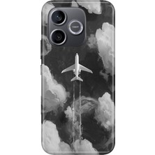 Senada Honor 600 Lite Kılıf Desenli Baskılı Tpu Rubber Kapak Bulutların Arasında
