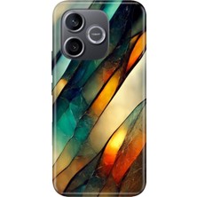 Senada Honor 600 Lite Kılıf Desenli Baskılı Tpu Rubber Kapak Flora Mermer