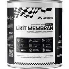 Alkoru 5 kg Oto Zift Kauçuk ve Elyaf Katkılı Sıvı Su Yalıtım Malzemesi