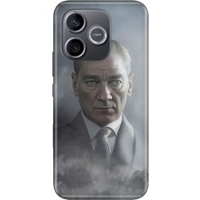 Senada Honor 600 Lite Kılıf Desenli Baskılı Tpu Rubber Kapak Atatürk 1938