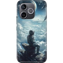 Senada Honor 600 Lite Kılıf Desenli Baskılı Tpu Rubber Kapak Galaksi Manzara