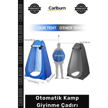 Carlburn #giyinmeçadırı Su Geçirmez Katlanabilir Duş Tuvalet Soyunma Kabini Pratik Otomatik Kamp Giyinme Çadırı