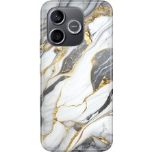 Senada Honor 600 Lite Kılıf Desenli Baskılı Tpu Rubber Kapak Arsos Mermer