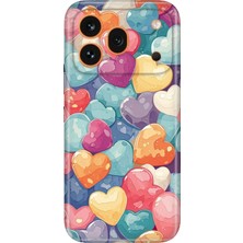 Senada Honor 600 Pro (Vkp-Nx9) Kılıf Desenli Baskılı Tpu Rubber Kapak Heart Pattern