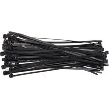 Hsc Bilişim Ztech Si̇yah Kablo Baği 3.6*250MM (100 Adet)
