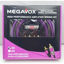 Megavox Oto Anfi Kablo Seti 4ga