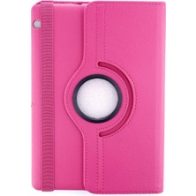 Mabelme Store Mey Ithalat®  Huawei Mediapad T3 10 / 9.6 Kılıf 360 Tablet Deri Kılıf - Pembe