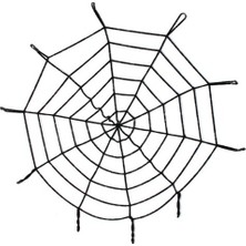 Ozcmax Halloween Cadılar Bayramı Örümcek Ağ Dekor Siyaah