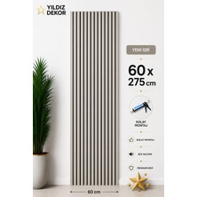 Yıldız Dekor Yeni Nesil Duvar Paneli 60 x 275 Yeni Gri
