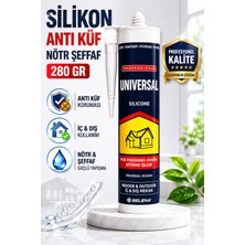 Nzb Anti Küf Genel Çok Amaçlı Silikon Şeffaf Nötr 280 gr Lavabo Duşakabin Mutfak Dolgu Silikonu