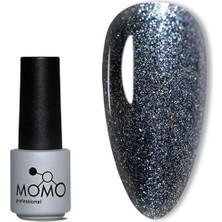Momo Simli Seri S029 4ml. Parıltılı Küllü Gri