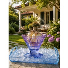 R'eyla R’eyla Frozo 6’lı Premium Dondurma & Frozen Sunum Kasesi – Renkli Kristal Cam Dessert Bowl Seti